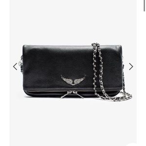 Zadig & Voltaire Black Rock Clutch (NEVER WORN)